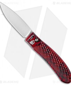 Piranha Toxin Automatic Knife Red (3.75" Mirror)