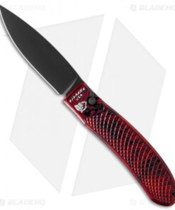 Piranha Toxin Automatic Knife Red (3.75" Black)