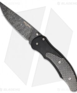 Pro-Tech Defiance Limited Damascus D/A Auto Knife w/Carbon Fiber 1800-D