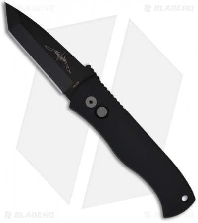 Pro-Tech Emerson CQC-7 Tanto Automatic Knife w/ Solid Handle (3.25" Black)