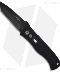 Pro-Tech Emerson CQC-7 Tanto Automatic Knife Knurled (3.25" Black)