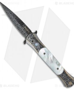 Pro-Tech Large Don Ultimate Custom Automatic Knife Steel/MOP (Damascus)