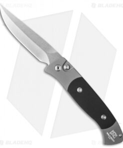 Pro-Tech Brend 2 Small Automatic Knife Gray/Black G-10 (2.9" Stonewash) 1201-SW