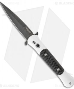 Pro-Tech The Don Automatic Knife Carbon Fiber + Clip (3.5" Damascus) 1744-DM