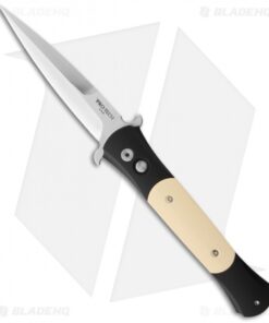 Pro-Tech Large Don "Tuxedo" Automatic Knife Ivory Micarta (4.5" Satin) 1951