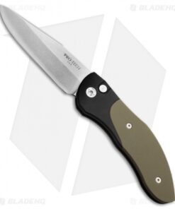 Pro-Tech Elishewitz Doru Automatic Knife Black Green G10 (3.5" Stonewash) 2022