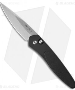 Pro-Tech Newport Automatic Knife Black G-10 (3" Stonewash) 3440