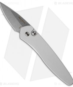 Pro-Tech Half-Breed Silver Automatic Knife (1.95" Stonewash) 3601