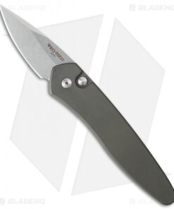 Pro-Tech Half-Breed Automatic Knife OD Green (1.95" Stonewash) 3605-GRN