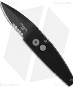 Pro-Tech Stinger Black Automatic Knife (1.94" Black Serr) 401PSBT