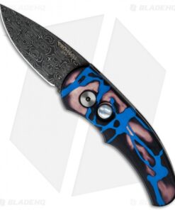 Pro-Tech Custom Splash Runt J4 Automatic Knife (1.94" Damascus) 4471-D