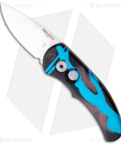Pro-Tech Limited Edition Splash Runt J4 Automatic Knife (1.94" Satin) 4471