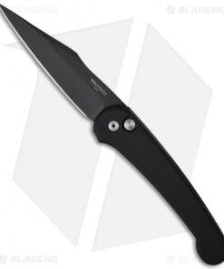 Pro-Tech Monaco Black Automatic Knife (3.4" Black Plain) 521