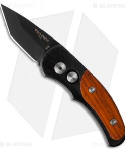 Pro-Tech Runt J4 Tanto Automatic Knife Cocobolo (1.94" Black) 5407-C