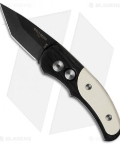 Pro-Tech Runt J4 Tanto Automatic Knife Ivory Micarta (1.94" Black) 5452