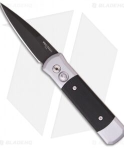 Pro-Tech Godson Automatic Knife Gray/Black G-10 (3.15" Black) 702