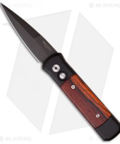 Pro-Tech Godson Automatic Knife Cocobolo (3.15" Black) 707-C