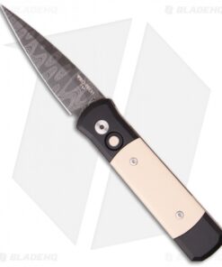 Limited Pro-Tech Godson 751-D Ivory Micarta (Damascus)