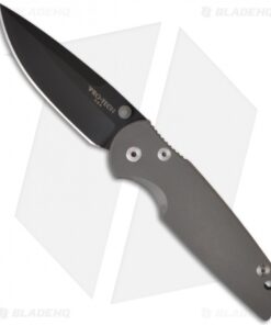 Pro-Tech TR-3 Integrity Frame Lock Knife Titanium (3.5" Black) 7703