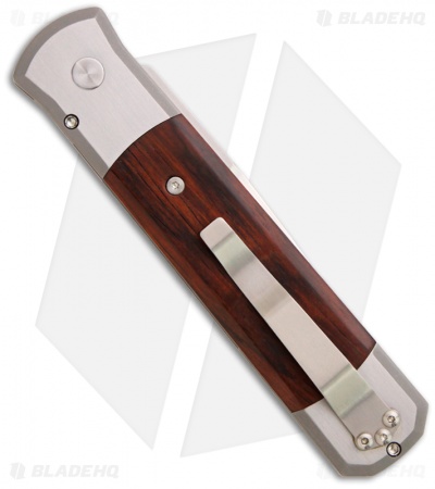 Protech Custom Steel Godfather Knife w/ Cocobolo (4" Satin Plain) 947-C - Image 2