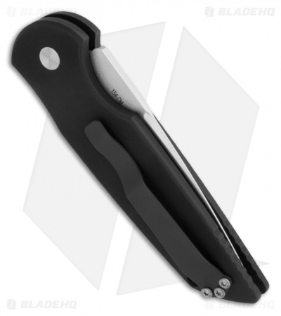 Pro-Tech Tactical Response TR-3 LTD Grooved Handle MOP Button (3.5" Satin) - Image 2