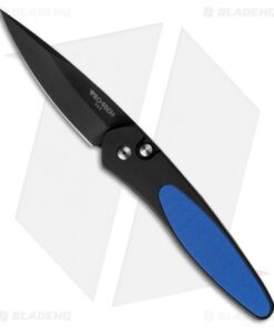 Pro-Tech Newport Automatic Knife Blue G-10 (3" Black) 3442