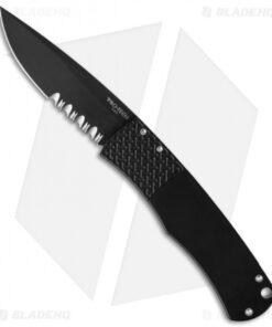 Pro-Tech Magic "Whiskers" Automatic Knife Black (3.125" Black Serr) BR-1.8