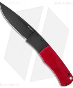 Pro-Tech Magic BR-1 Prototype "Whiskers" Automatic Knife Red (3.125" Black)
