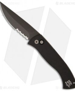 Pro-Tech Brend 3 Medium Automatic Knife Black (3.75" Black Serr) 1322
