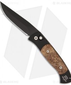 Pro-Tech Brend 2 Small Automatic Knife Maple Burl (2.9" Black) 1207