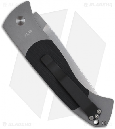 Pro-Tech Brend 3 Medium Automatic Knife Gray/Black G-10 (3.75" Satin) 1361 - Image 2