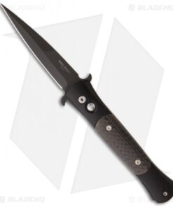 Pro-Tech The Don Automatic Knife Black/Carbon Fiber (3.5" Black) 1705