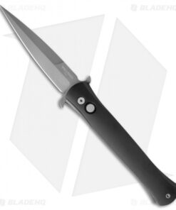 Pro-Tech Don Automatic Knife Black Solid Aluminum (3.5" Bead Blast) 1720