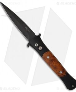 Pro-Tech The Don Automatic Knife w/ Desert Ironwood (3.5" Black) DIW Limited