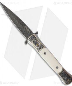 Pro-Tech The Don Ultimate Custom Automatic Knife Ivory (3.5" Damascus)