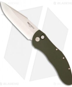 Pro-Tech Green Doru Elishewitz Automatic Knife (3.5" Stonewash Plain) 2012