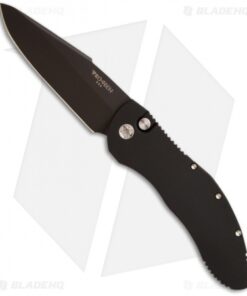 Pro-Tech Doru Automatic Knife Elishewitz Black Handle (3.5" Black Plain) 2015