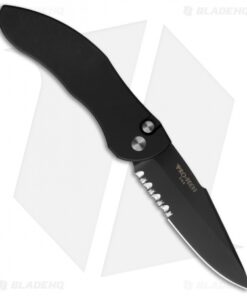 Pro-Tech Elishewitz Doru Left-Handed Automatic Knife (3.5" Black Serr) 2033