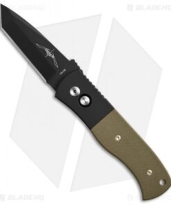 Pro-Tech Emerson CQC-7 Automatic Knife OD Green G-10 (3.25" Black)