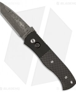 Emerson Pro-Tech CQC-7 Automatic Knife w/ Carbon Fiber (3.25" Damascus)