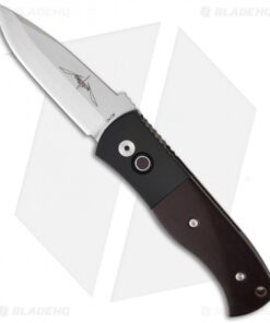 Emerson Pro-Tech CQC7-A Automatic Knife w/ Burgundy Micarta (3.25" Stonewash)