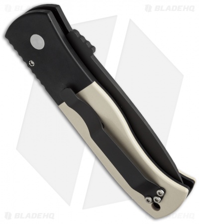 Emerson Pro-Tech CQC7-B Automatic Knife Tuxedo Ivory Micarta (3.25" Two-Tone) - Image 3