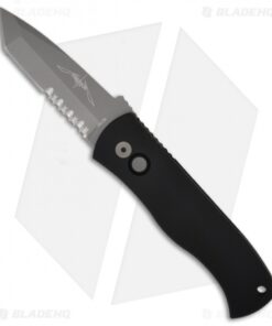 Pro-Tech Emerson CQC-7 Auto Tanto Tactical Knife w/ Solid Handle (Bead Serr)