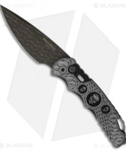 Protech Bruce Shaw Custom TR-4 Super Skull Steel Auto Knife (4" Damascus) #9