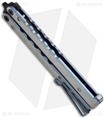 Protech FlyFather Titanium Butterfly Knife (Two-Tone) Numbered First Run - Image 3