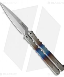 Pro-Tech FlyFather Balisong Butterfly Knife Random OP + Fade Clip (Stonewash)
