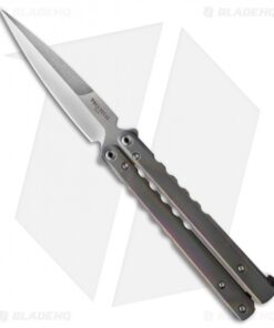 Pro-Tech FlyFather Balisong Butterfly Knife OP Spectrum + Clip (Stonewash)