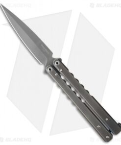 Pro-Tech FlyFather Balisong Butterfly Knife Satin Fade+Random Clip (Bead Blast)