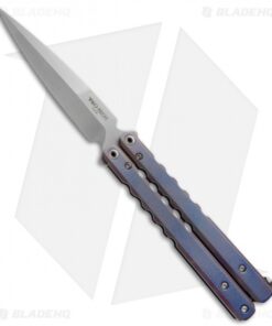Pro-Tech FlyFather Balisong Butterfly Knife w/ Clip (4.25" Stonewash)