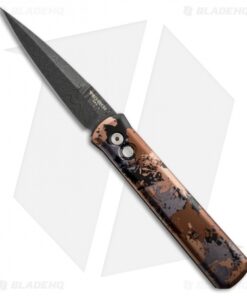 Pro-Tech Custom Splash Godfather Automatic Knife (4" Damascus)